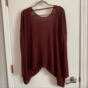 Free People Open Back Sweater